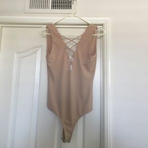 BNWT. F21 Nude Bodysuit